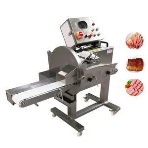 Sausage Bacon Cooked Meat Chicken Breast Ham Cheese Cutter Slicer Cutting Slicing Machine