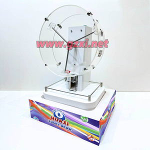 Machine à Bingo Électronique Mini HUAXI - Tambour de Loterie Automatique en Acrylique pour <span class=keywords><strong>50</strong></span> Boules, Idéal pour Jeu de Keno de Bureau et Tirage de Loterie de Fête - Product Image 3