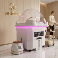Moolon Nouveau modèle mobile de bac à shampoing portable pour spa capillaire avec réservoir d'eau de 60L, mobilier et équipement de salon