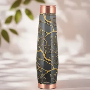 Most Selling Ayurvedic Copper <b>Bottle</b> 650m Safe <b>for</b> <b>Kids</b> & Adults Unique Design Copper <b>Bottle</b> <b>for</b> Export Sale - Product Image 1