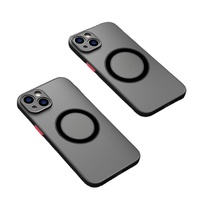 Lüks manyetik mat kablosuz şarj telefon iPhone için kılıf 17 hava 16 16e 15 14 13 12 11 Pro Max artı tampon darbeye zırh