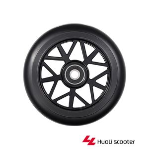 Huoli 3D Pro Stunt Kick <span class=keywords><strong>Freestyle</strong></span> Scooter avec roues en PU noir Accessoires de planche à roulettes en aluminium pliants pour adultes inclus - Product Image 2