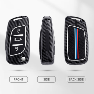 Étui de protection pour clé de voiture en alliage de zinc pour Peugeot Citroën C1 C2 C3 C4 C5 <span class=keywords><strong>DS3</strong></span> DS4 DS5 DS6, <span class=keywords><strong>logo</strong></span> personnalisé, accessoires automobiles - Product Image 6