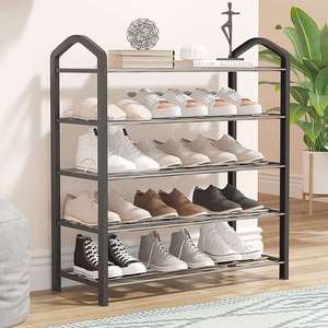 Simple <b>shoe</b> rack, multi-layer <b>shoe</b> cabinet for home use, student dormitory, small <b>storage</b> rack for living room - Product Image 4