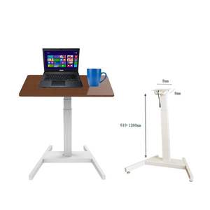 Best Rui Tong Electric Portable Metal Standing <strong>Trestle</strong> <strong>Desk</strong> with One Leg Adjustable Height Extendable &amp; Modern Design - Product Image 4