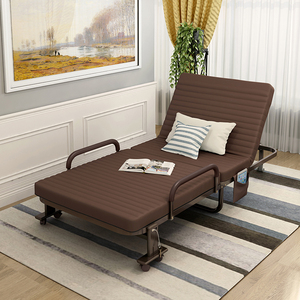 Multi-funzione home office pisolino singola doppia sedia a sdraio adulto escort marcia adulto sedia divano dormitorio pieghevole in metallo il letto - Product Image 4