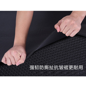 High Density Yoga <b>Mat</b> 6mm Thick Non Slip Extra <b>Large</b> Black Fitness <b>Mat</b> For Home And Gym Use Solid Color YM10-7L - Product Image 4