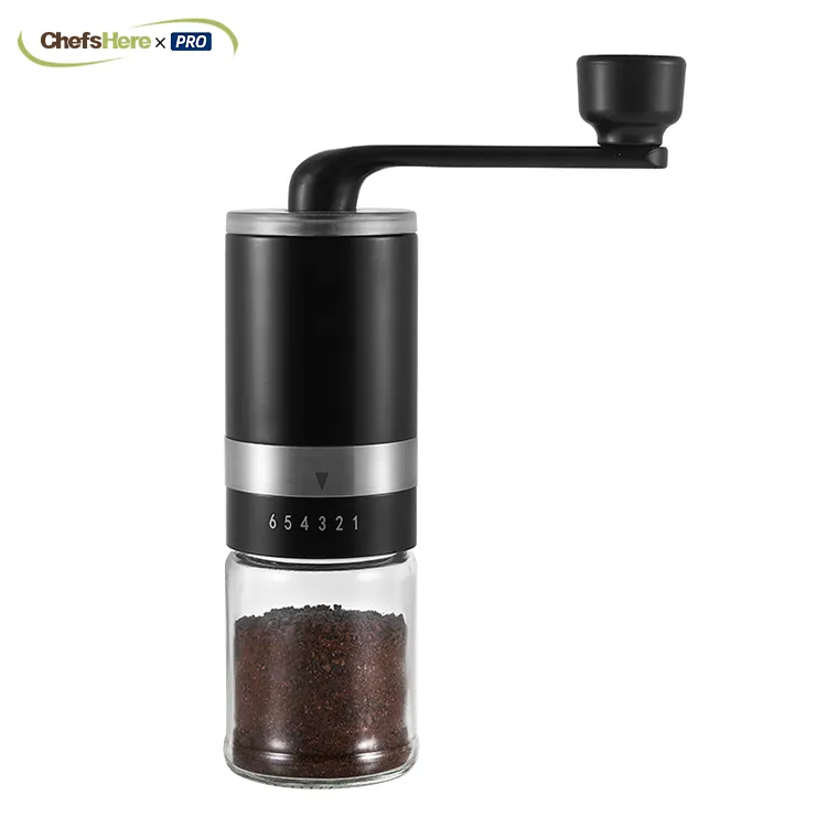 Großhandel Hochwertige Top Seller 304 Edelstahl Tragbare Mini Manuelle Kaffeebohnen mühle mit Keramik zum Verkauf