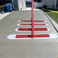 Truelle flottante pour sol en béton de 5,4 m de longueur réglable, outils à main en acier inoxydable, Bull Float à vendre