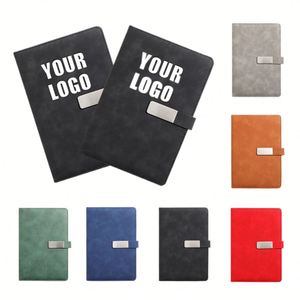 Wholesale Cheap Leather Souvenir Gift <b>Notepad</b> with Custom LOGO <b>A5</b> Metal Notebook - Product Image 1