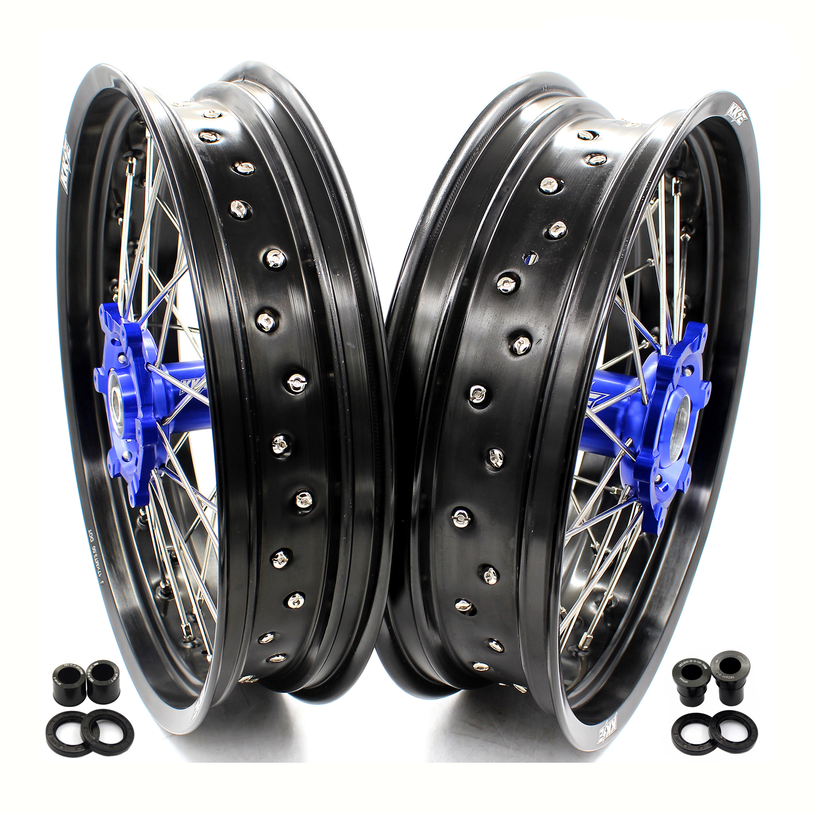 KKE 3,5/4,5 Cush приводное колесо подходит для SUZUKI DRZ400 2000-2004 DRZ400E DRZ400S DRZ400SM CNC Supermoto Blue Hub