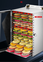 Déshydrateur alimentaire domestique, machine à fruits secs et légumes, séchoir à aliments à 18 plateaux grande capacité
