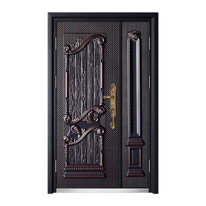 Puerta Principal <span class=keywords><strong>de</strong></span> <span class=keywords><strong>Aluminio</strong></span> Fundido - Puerta <span class=keywords><strong>Exterior</strong></span> <span class=keywords><strong>de</strong></span> Metal <span class=keywords><strong>de</strong></span> Seguridad Resistente con Marco Reforzado y Diseño Anti-Escalada <span class=keywords><strong>para</strong></span> Entrada Principal <span class=keywords><strong>de</strong></span> Casa - Product Image 1