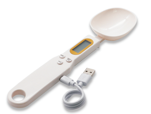 Q & H 계량 스푼 저울 충전식 500g/0.1g 전자 휴대용 스마트 스푼 저울 계량 저울과 USB - Product Image 6
