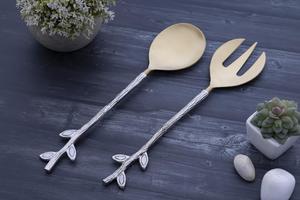 Ensemble de couverts de qualité standard avec un design unique en acier inoxydable Ensemble de couverts en métal - Product Image 2
