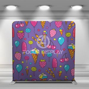Nouveau support de toile de fond pour photomaton de remise de diplôme, droit, de 8 pieds, en tissu tendu, avec housse de type taie d'oreiller, populaire - Product Image 5