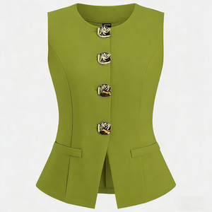 Gilet en tricot de haute qualité pour femme, personnalisé, simple et élégant - Product Image 1