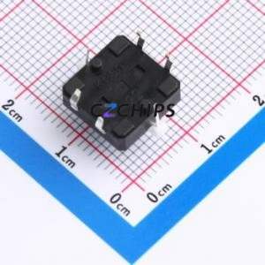 TSL12121-073B511CC-1C01 Tactile Switch Through hole-6P,11.7x11.5mm Switch Single Pole Single Throw Round Button 2.8N 11.7mm - Product Image 2