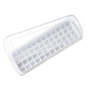 Moule à crème glacée en silicone de qualité alimentaire personnalisé, pliable, <span class=keywords><strong>pour</strong></span> glaçons en forme de pastilles avec couvercle, moule à glaçons en silicone <span class=keywords><strong>pour</strong></span> congélateur - Product Image 1