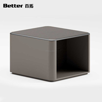 Table basse carrée en bois - Design contemporain durable, pliable et écologique pour chambre à coucher, salon et bureau