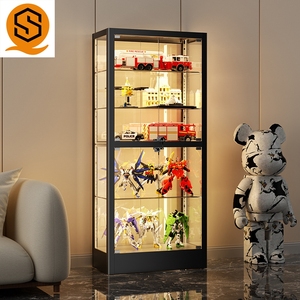 Mostrador <span class=keywords><strong>de</strong></span> Vidrio Transparente con Diseño Personalizado, Multicapa, Decorativo, para Compradores Individuales, <span class=keywords><strong>Coleccionistas</strong></span>, para Decoración del Hogar - Product Image 6