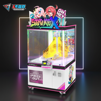 Machine de jeu d'arcade commerciale à monnayeur avec garantie d'un an, en plastique, prise en charge de l'anglais pour les lieux de divertissement