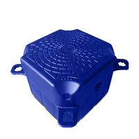 Bouée marine de couleur unie de ponton en plastique HDPE de grande flottabilité de vente chaude pour la construction de dock et l'application de dock/bateau de bateau