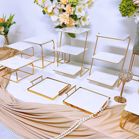 Support à gâteau en céramique, présentoir à pâtisserie, décoration de table pour mariage et anniversaire, support de service pour table de desserts pour événements et fêtes