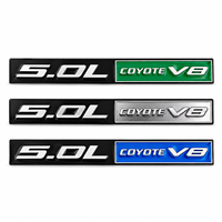 Autocollant d'emblème 3D personnalisé pour moteur V8 5.0L, badge de camion, décalcomanie pour véhicules F-150 GT, personnalisable