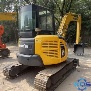 Lame/Bouteur d'excavatrice sur chenilles Komatsu PC55 d'occasion du Japon, 5,5 tonnes, avec pompe PLC et roulement de boîte de vitesses, pour l'inspection vidéo à domicile - Product Image 6