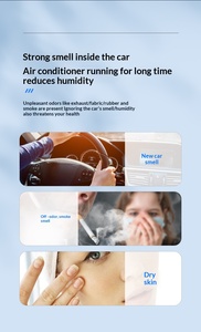 Humidificador de Vapor Caliente para Auto <span class=keywords><strong>Homefish</strong></span>, Difusor de Aceites Esenciales USB de 80 ml, Purificador de Aire - Product Image 6