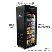 Distributeur automatique de boissons gazeuses commercial intelligent avec lecteur de cartes et distributeur combiné intelligent IA