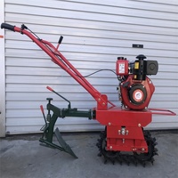 Hete verkoop goedkope mini-akkerfrees enkelbaans kleine landbouw cultivator looptractor dieselmotor versnellingsbak tuin