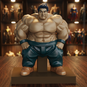 Trofeo Artistico Personalizzato Dipinto a Mano a Forma di Piramide, Premio in Resina per Lotta del Sumo, Statuetta Souvenir del Lottatore <span class=keywords><strong>Giapponese</strong></span> - Product Image 1