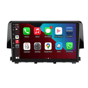 วิทยุติดรถยนต์หน้าจอสัมผัสสำหรับ Honda <span class=keywords><strong>Civic</strong></span> 10 FC <span class=keywords><strong>FK</strong></span> 2015-2020เครื่องเล่นวิดีโอสเตอริโอสำหรับรถยนต์ระบบ WiFi BT นำทาง GPS เครื่องเล่นมัลติมีเดีย - Product Image 1