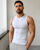 Débardeur de compression personnalisé pour homme, sans manches, séchage rapide, pour la gym et le fitness, avec logo OEM