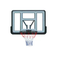 Cadre de panier de basket-ball en corde, panier de basket-ball fixe à vis murale en PC adapté au jardin, adapté pour le yar