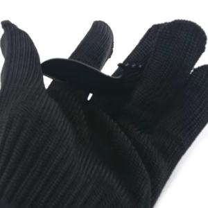 Gants tactiques noirs en soie anti-coupure en gros avec protection en maille contre les coupures, personnalisables, vente directe d'usine - Product Image 4