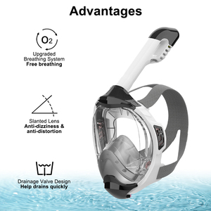 2024 EK đầy đủ mặt lặn mặt nạ mới Scuba bơi - Product Image 3