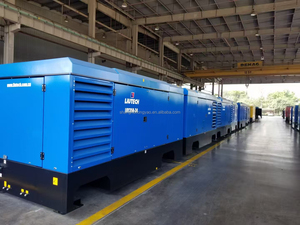 ポータブルエアコンプレッサーヘビーデューティディーゼル高圧高効率23.5m ³/min 830cfm