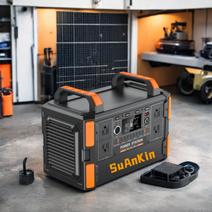 Station d'alimentation pour le camping en plein air, haute capacité 1008Wh, batterie lithium-ion, alimentation solaire 1200 Watts, contrôleur MPPT - Product Image 5
