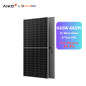 Aiko Komeet 2u Mono-Glas 645W-660W Zonnepanelen Hoge Efficiëntie Panelen Voor Hele Huis Gebruik - Product Image 1