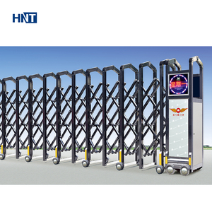 <span class=keywords><strong>Portail</strong></span> d'entrée d'usine HNT en acier inoxydable, <span class=keywords><strong>motorisé</strong></span>, rétractable et télescopique pour allée extérieure, sécurité renforcée - Product Image 3