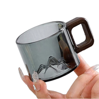 Tasse à thé en verre Sinyao Classic pour usage domestique, style chinois, écologique, transparente, réutilisable, passe au lave-vaisselle, idéale pour la rentrée scolaire
