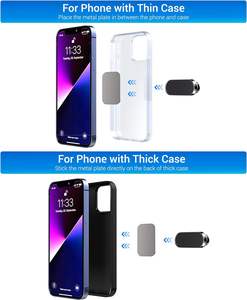 Support de téléphone de voiture de tableau de bord réglable à rotation de 360 degrés - Product Image 6