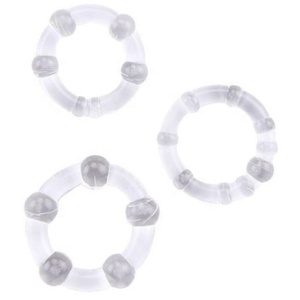 Großhandel Herren Weicher TPE Penisring Vibrierendes Sexspielzeug für Erwachsene zur Verzögerung der Ejakulation - Product Image 2