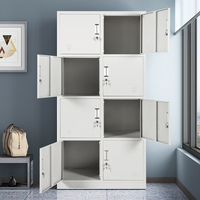 Maison moderne utilisant l'armoire de chambre à coucher armoire de stockage en métal de couleur de taille personnalisée armoire de casier
