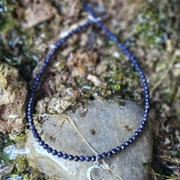 Collar de Cuentas de Cristal AB al por Mayor, Hecho a Mano, Joyería Personalizada, con Colgante de Cruz Dorada, Hipoalergénico, No se Deslustra