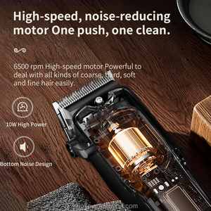 Set Professionale di Tagliacapelli Ricaricabile per <span class=keywords><strong>Uomo</strong></span>, Rasoio Elettrico, Accessori e Strumenti, Kit Dorato per Salone e Barbiere - Product Image 5