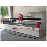 AC4020 5-Axis CNC mesin pemotong Waterjet tekanan tinggi 220V pompa marmer granit Motor digunakan kondisi mesin Batu